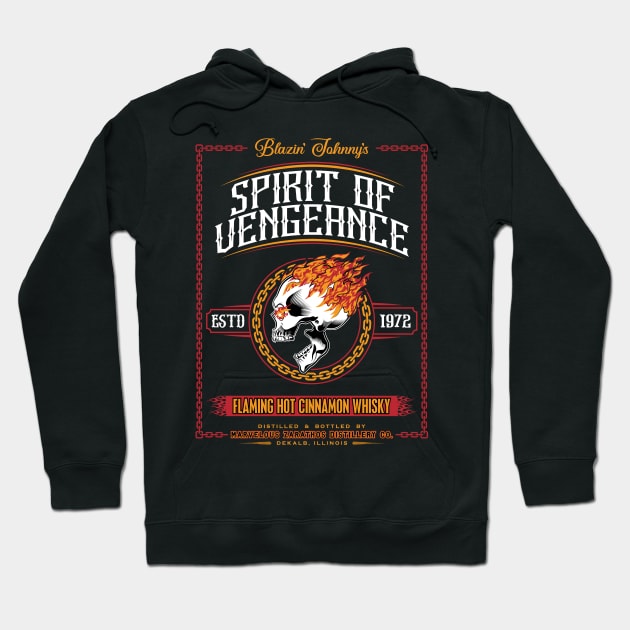 Spirit of Vengeance Whisky Hoodie by DCLawrenceUK